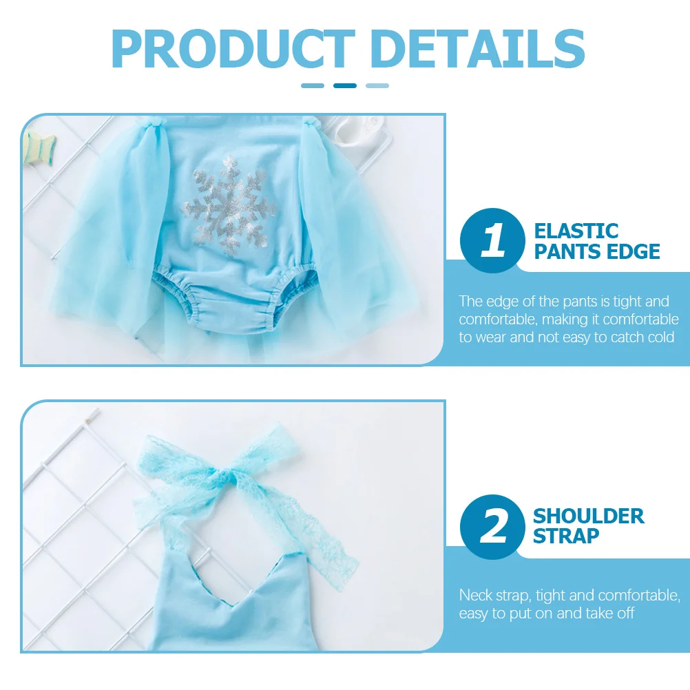 

Baby Girls Romper Skirt Summer Outfit Clothes for Kids Hanging Neck Dress Tc Child Outfits