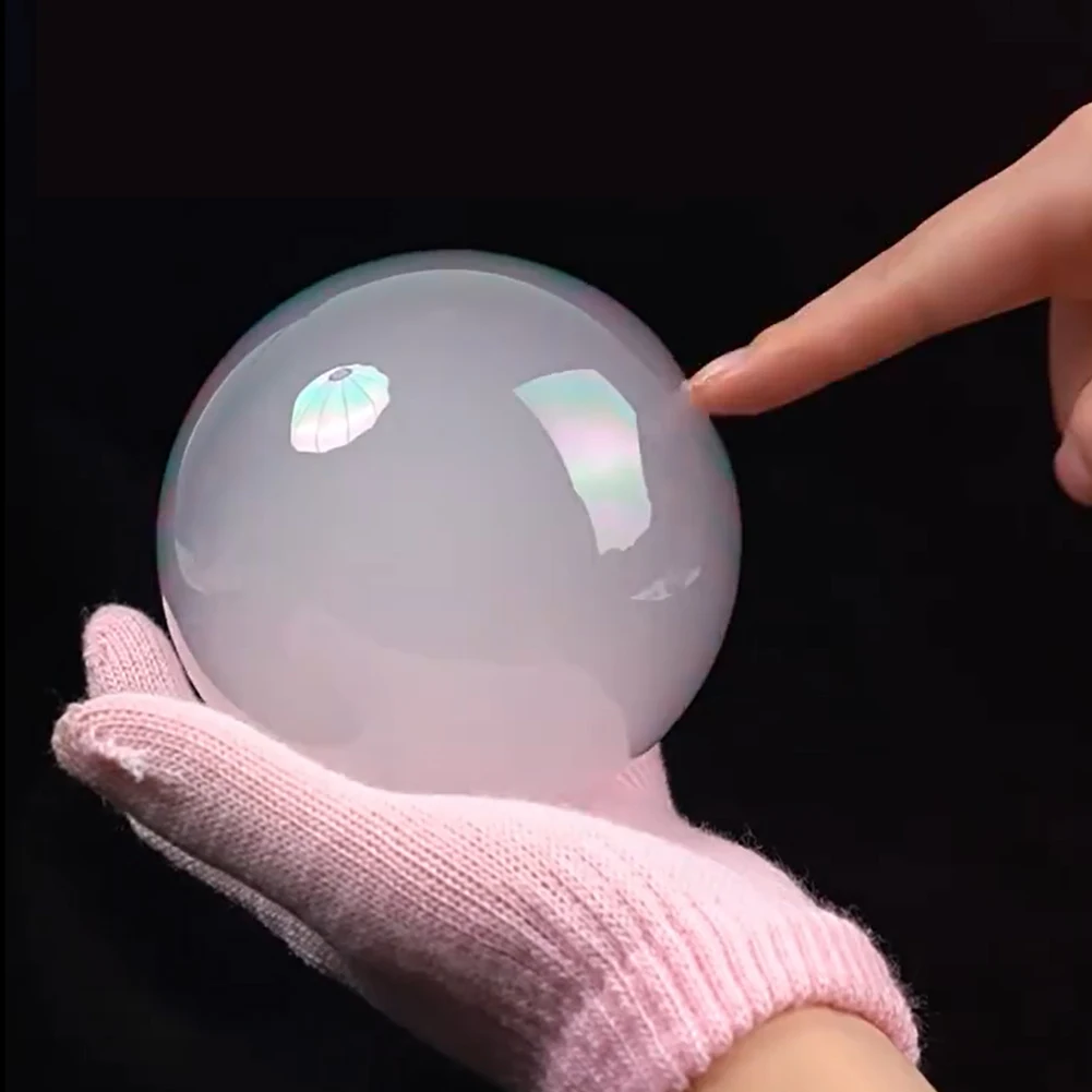 Elastische Rauchblasenmaschine, USB wiederaufladbar, bunte Blasenmaschine, elastischer Blasen-Nebelstab für Kinder