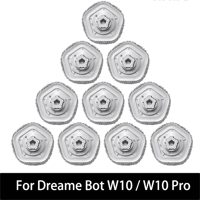 ممسحة القماش ل Dreame Bot W10 & W10 Pro ممسحة الوسادة قطع غيار مكنسة كهربائية روبوت التنظيف الذاتي فراغ