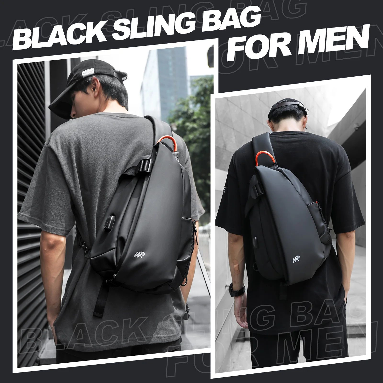 Men\'s Shoulder Bag Multifunction Messenger Pack High Quality Camping Chest Bag Crossbody Travel Bag Outdoor Fanny Pack Sling Bag