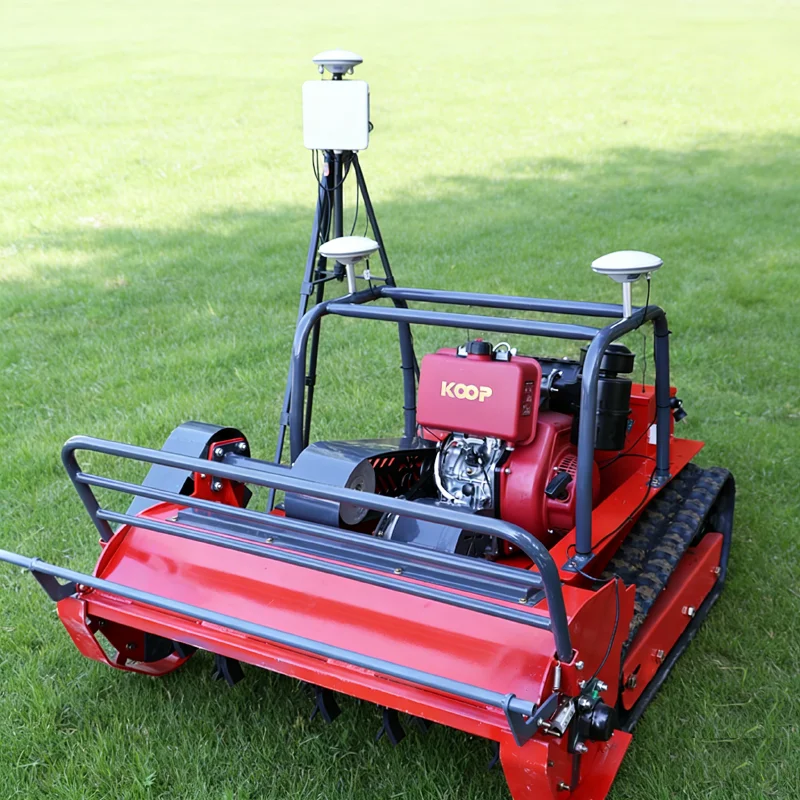 

Customized hillside tracked lawn mower with multifunctional control, orchard greenhouse, farm embankment weeding