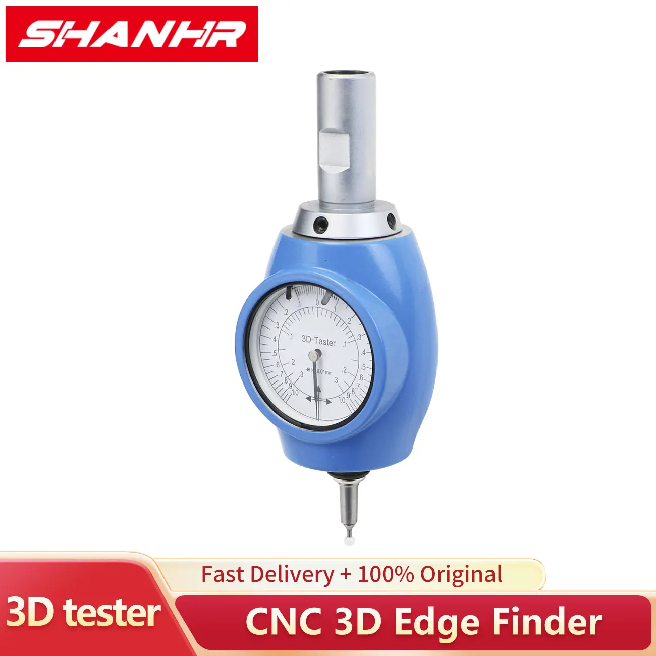 

SHANHR CNC 3D Edge Finder Universal Positioning Probe Tool Waterproof 3d Meter Dial Indicator Centering Mrasuring Tools