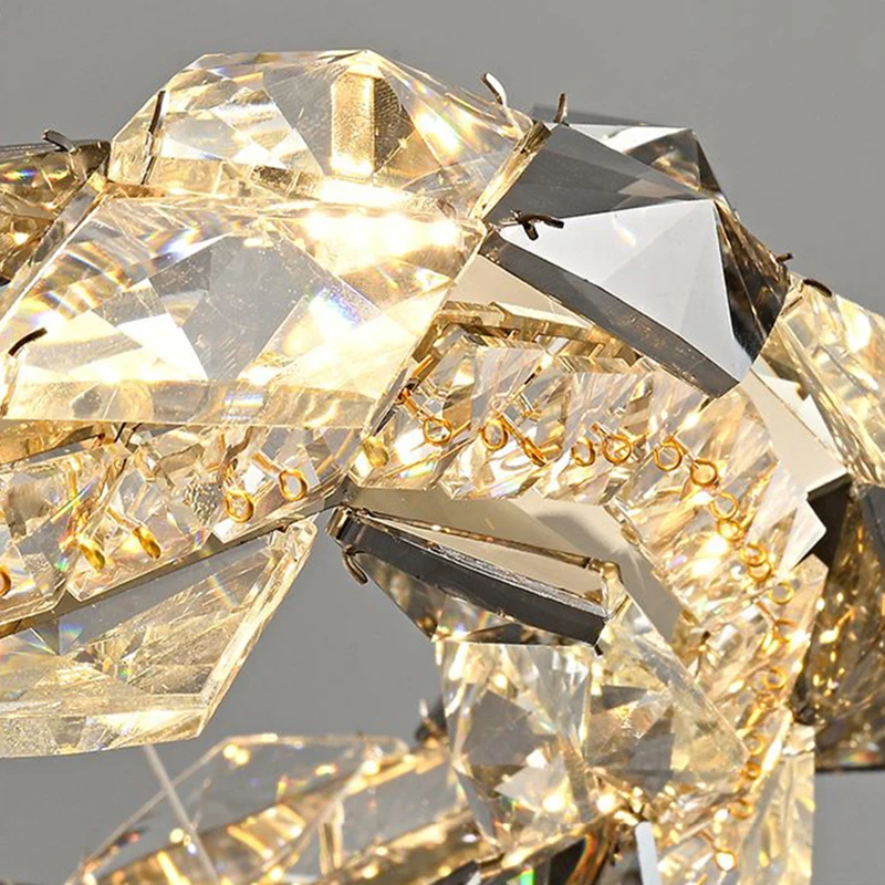 

Декоративные подвесные светильники, роскошная хрустальная люстра для гостиной, подвесной светильник для спальни, потолочный светильник, внутреннее освещение