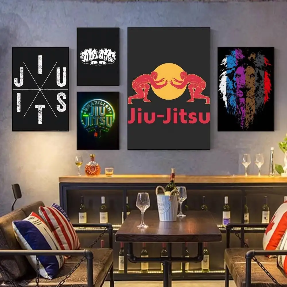 

BJJ Brazilian Jiu Jitsu Classic Poster Wall art print art suitable for living room bedroom bar parlor home decoration gift