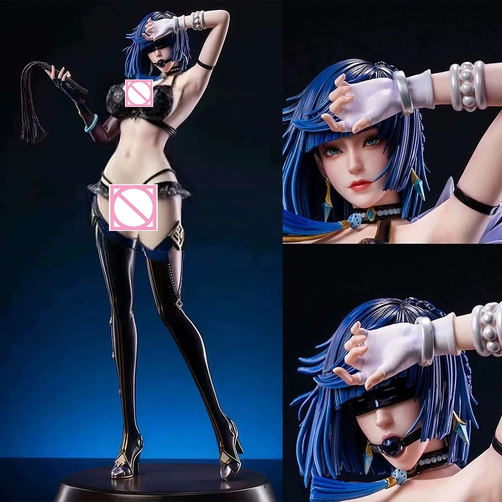 

17.72in/45cm Anime Genshin Impact Figure Yelan Action Figures PVC Kawaii Girl Statue Model Collection Toys Gifts