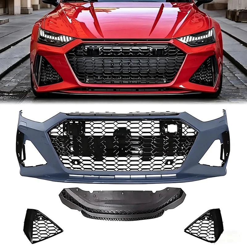 PrimeSelect RS Style Bumper Body Kit With Front Grille Mh Fit A S C -