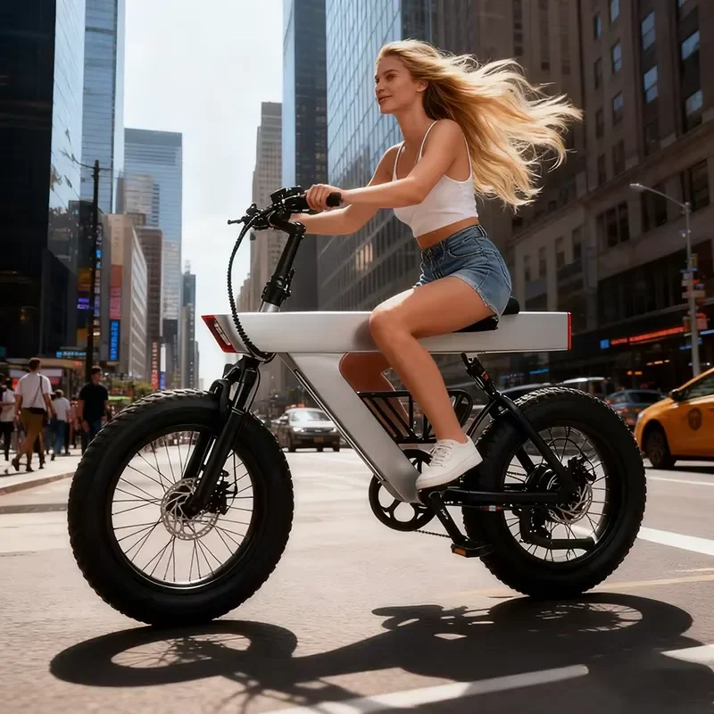 New Arrival 500W Adults Electric Bike Bicycle 48V 20 Inch Off-Road Tire Electric E Bikes City Mountain Ebike with - view 2