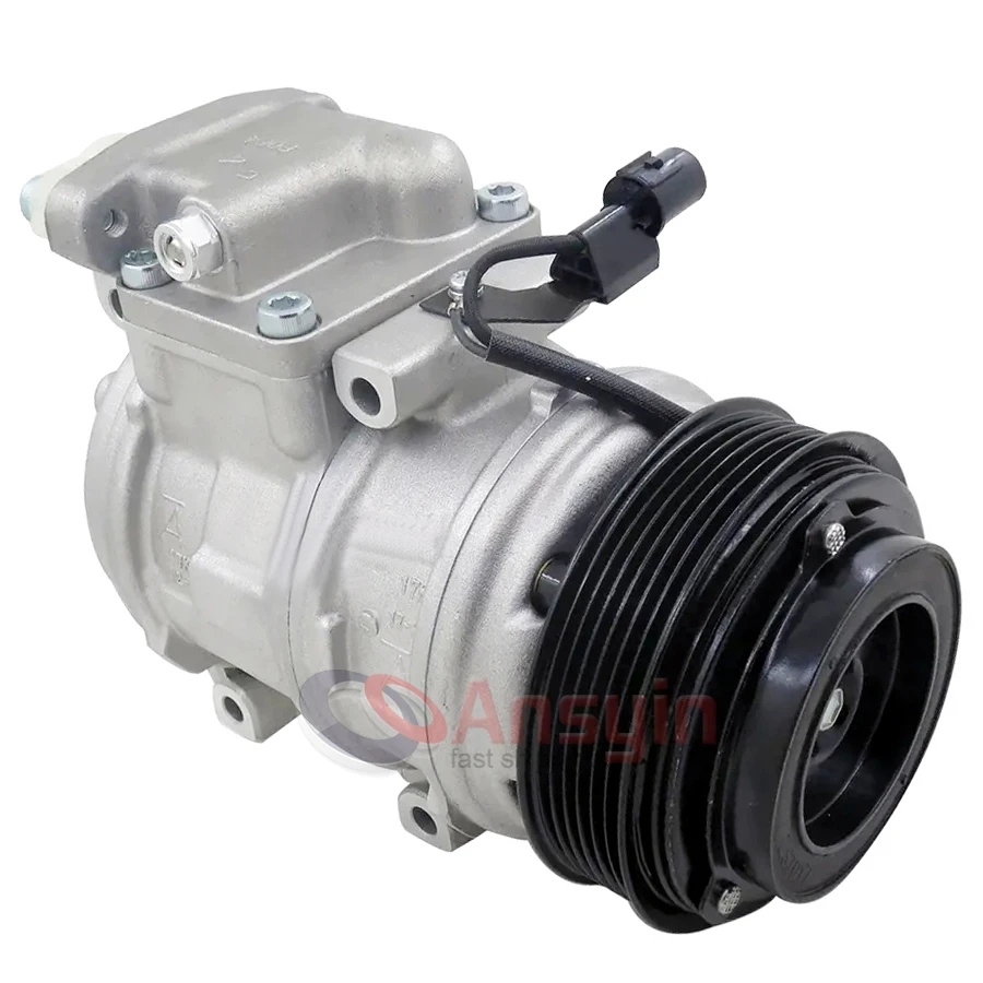 10PA17C AC A/C Air Conditioning Compressor Cooling Pump 6PK For SSANGYONG REXTON RODIUS 2.7 2002- SY558-02 6652300011 6652300211