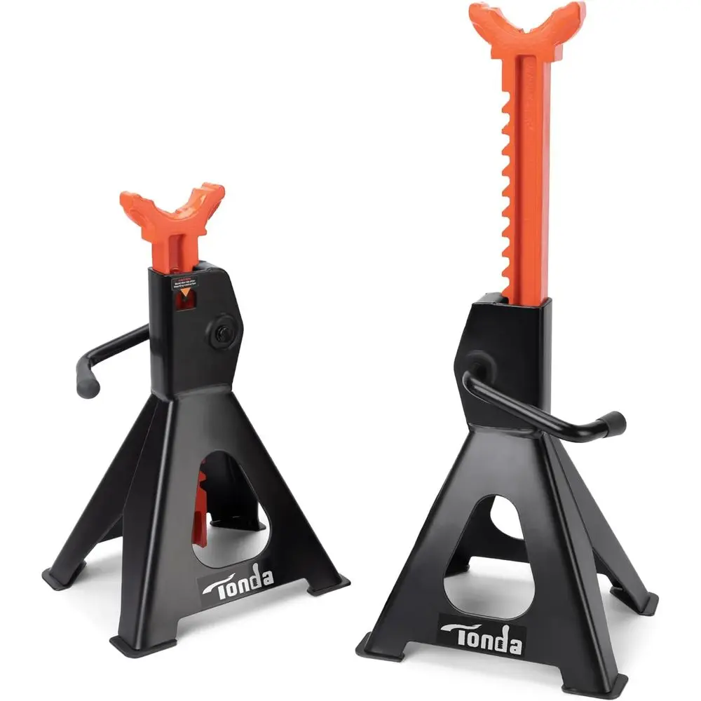 

3 Ton Extra Tall Heavy Duty Car Jack Stand, Adjustable Height for SUV, MPV and UTV/ATV, Black, 1 Pair