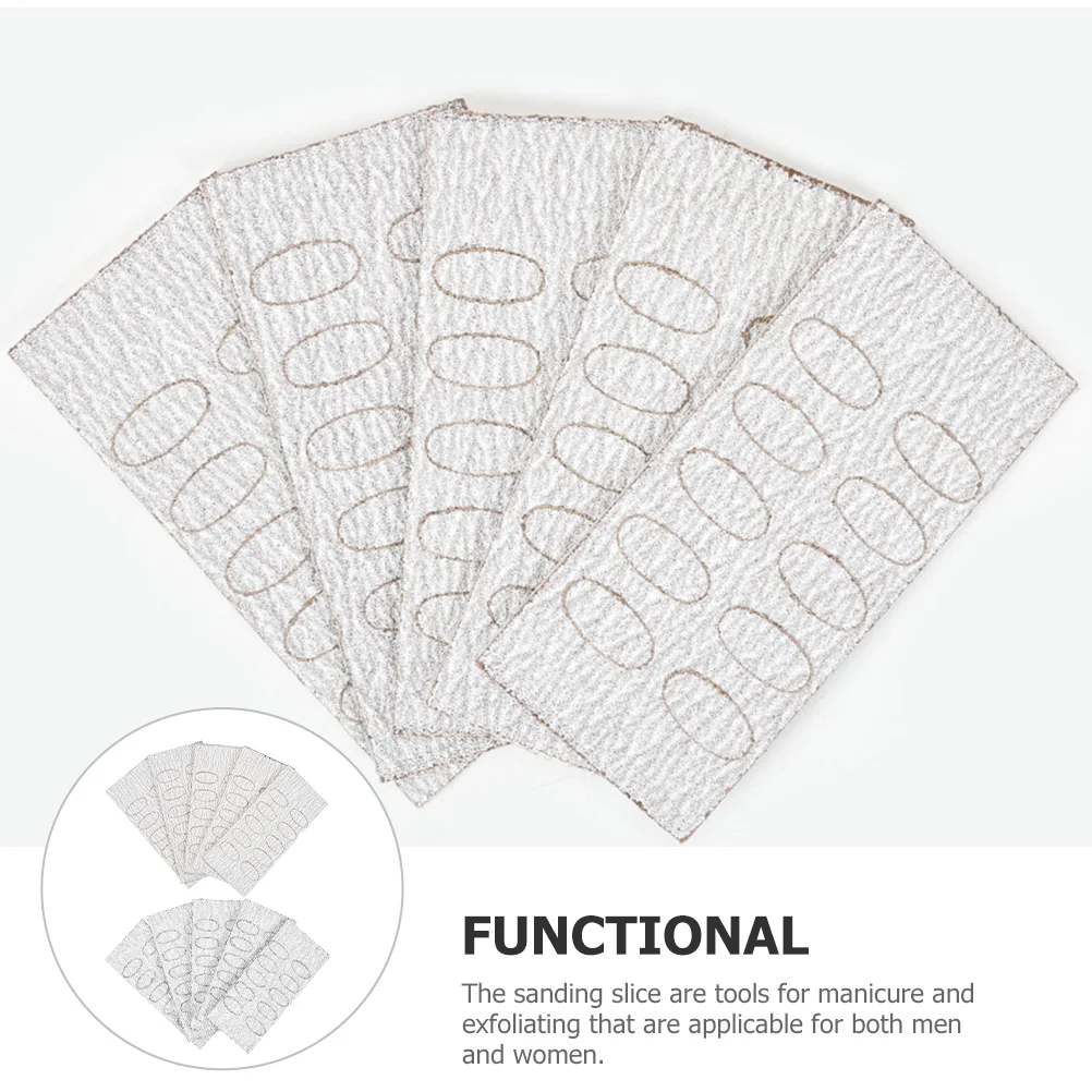 10 أوراق لوحة تلميع تقشير الجلد الميت وسطح الأظافر قبل مانيكير مع أدوات إزالة أقراص الصنفرة