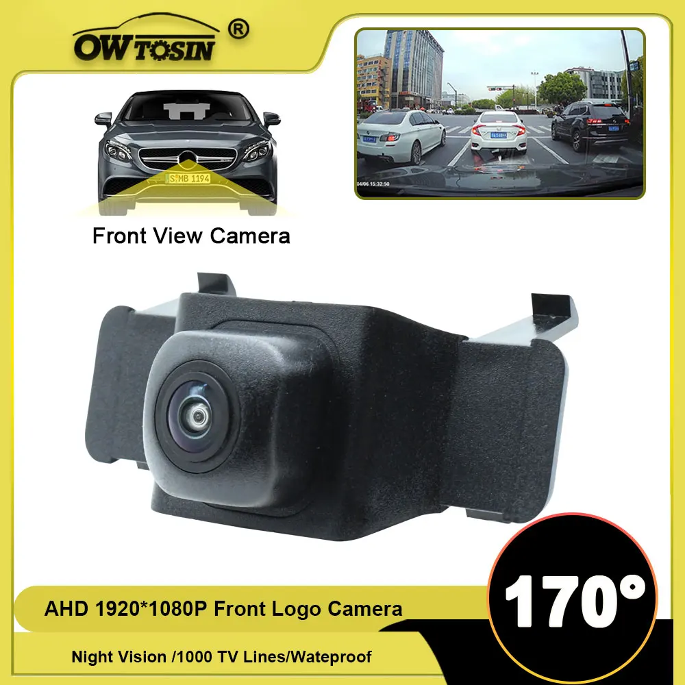 170° AHD 1920*1080P Front Logo View Camera For Toyota Corolla Hybrid E210 2018 2019 2020 2021 2022 Vehicle Parking Car Camera