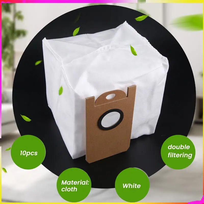 M04K 10 шт. сменные мешки для сбора пыли, аксессуары для мешков для мусора для XIAOMI VIOMI S9, запчасти для робота-пылесоса