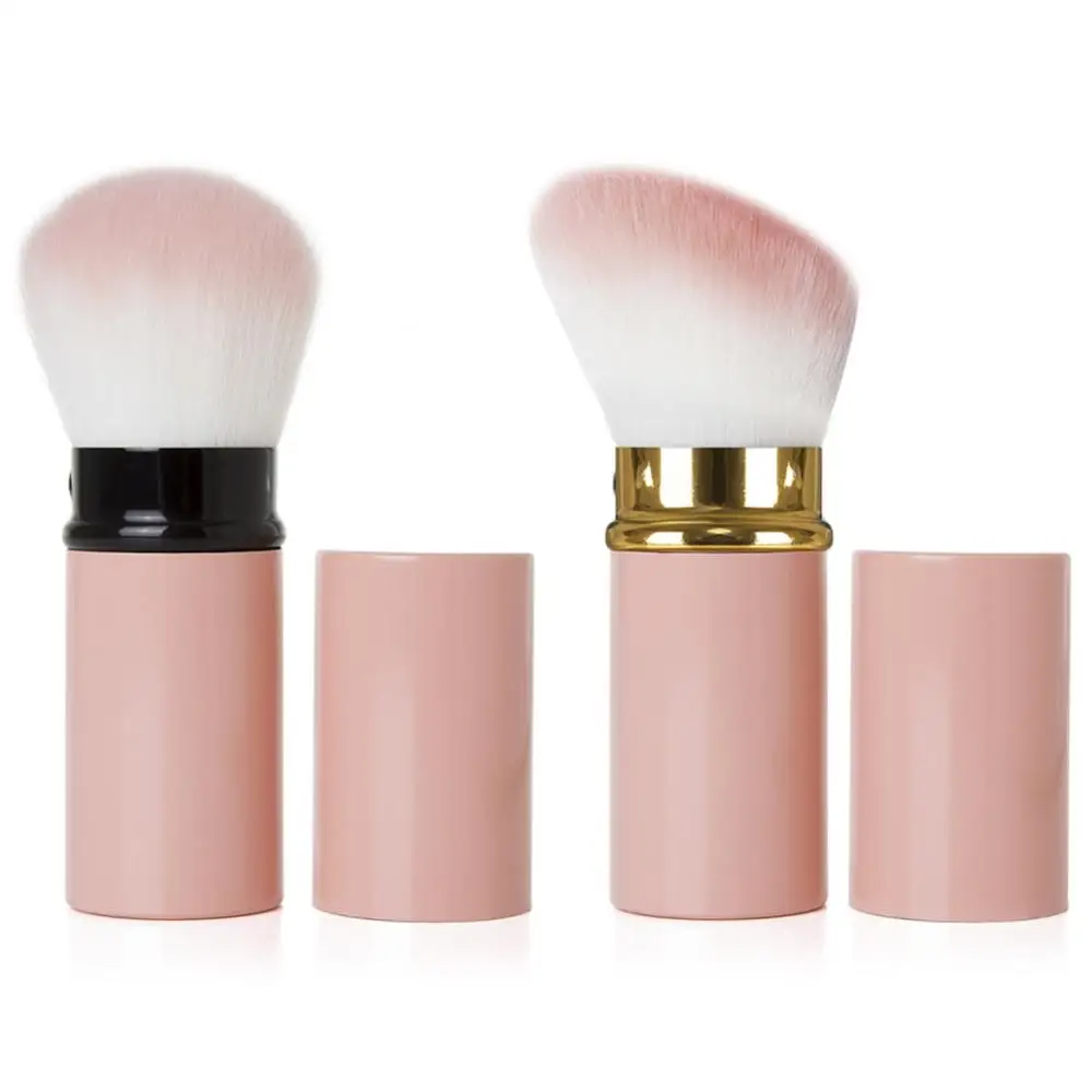 1~10PCS Color Professional Makeup Brushes Retractable Blusher Powder Foundation Face Make Up Brush With Cover Maquiagem