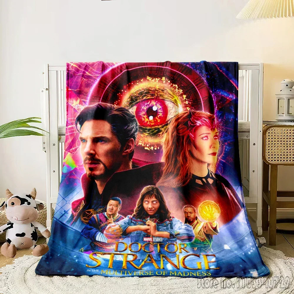 Avengers Marvell Doctor Strange 3D Printed Kids Blanket Throw for Bed Sofa Decor Fleece Nap Blankets Boys Girls Children Gift