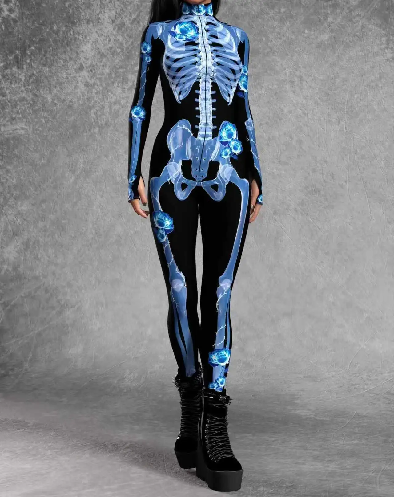 Modischer Rosa Erwachsenen-Damen-Jumpsuit Cosplay-Strumpfhose Punk-Steampunk-Bodysuit Karneval Bühnenauftritte Rollenspiel-Kostüm Neu 2026 – Detail 20