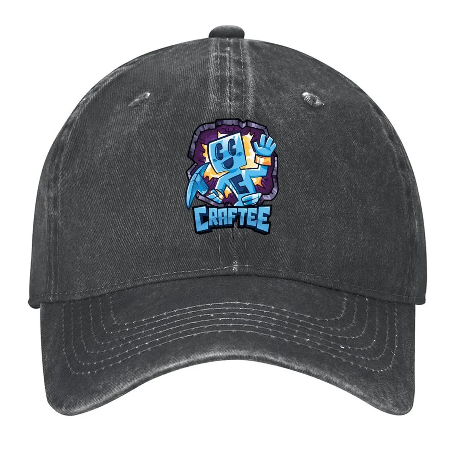 

craftee gamer Baseball Cap funny hat Custom Cap Beach Unique hats Hats For Men Women's