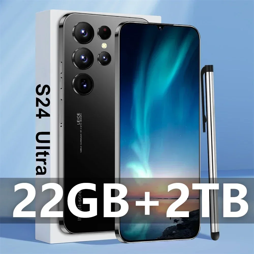 

Hot New S24 Ultra Smart phone 7.3 inch Full Screen 4G/5G Cell Phone 22TB+2TB 7800mAh Mobile Phones Global Version Celulares