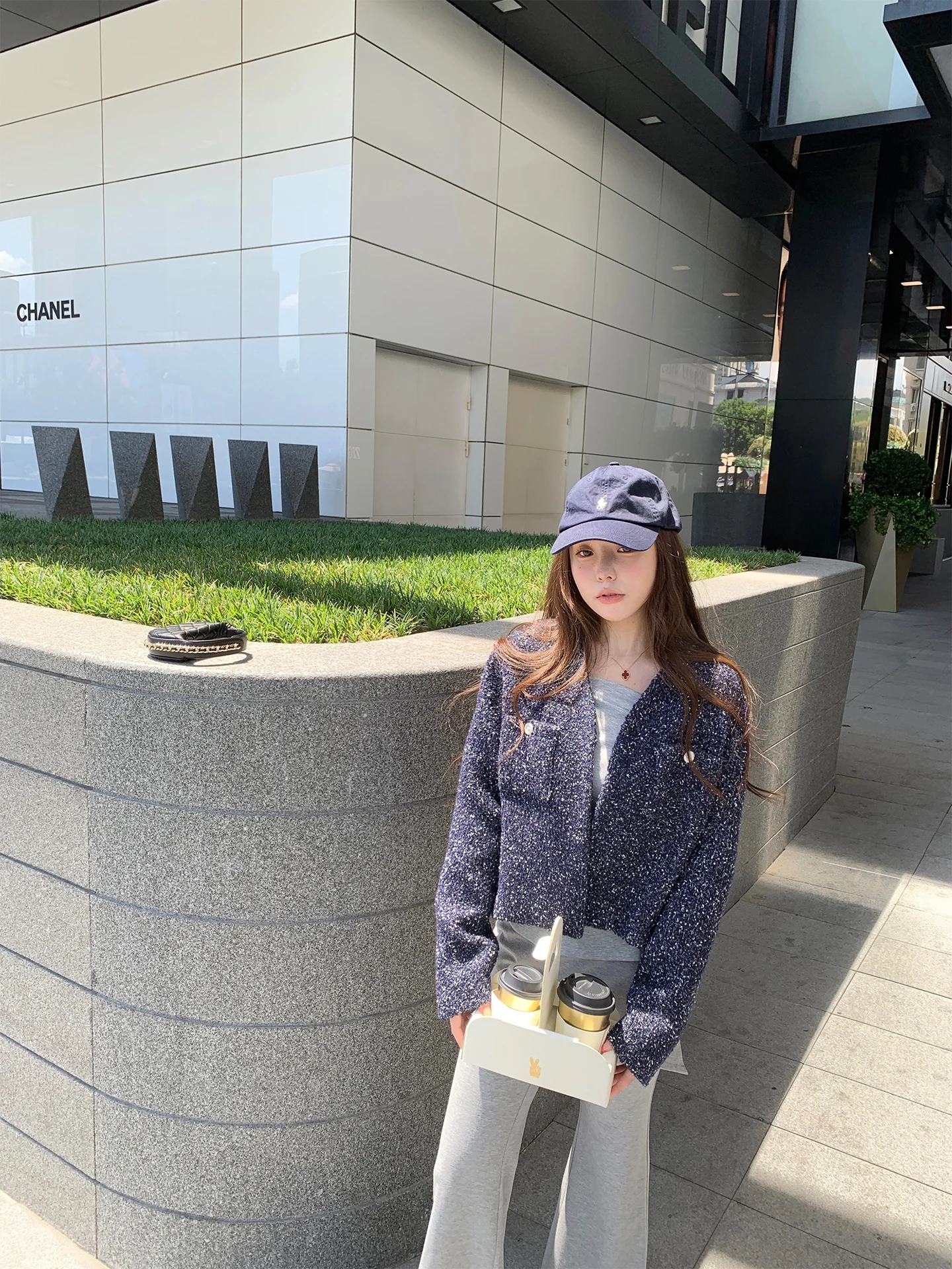

Panda Jingjing Double Version High Quali Wool Blend ort Outerwear Ele Chic Sle for Women Autumn 2025 Collection