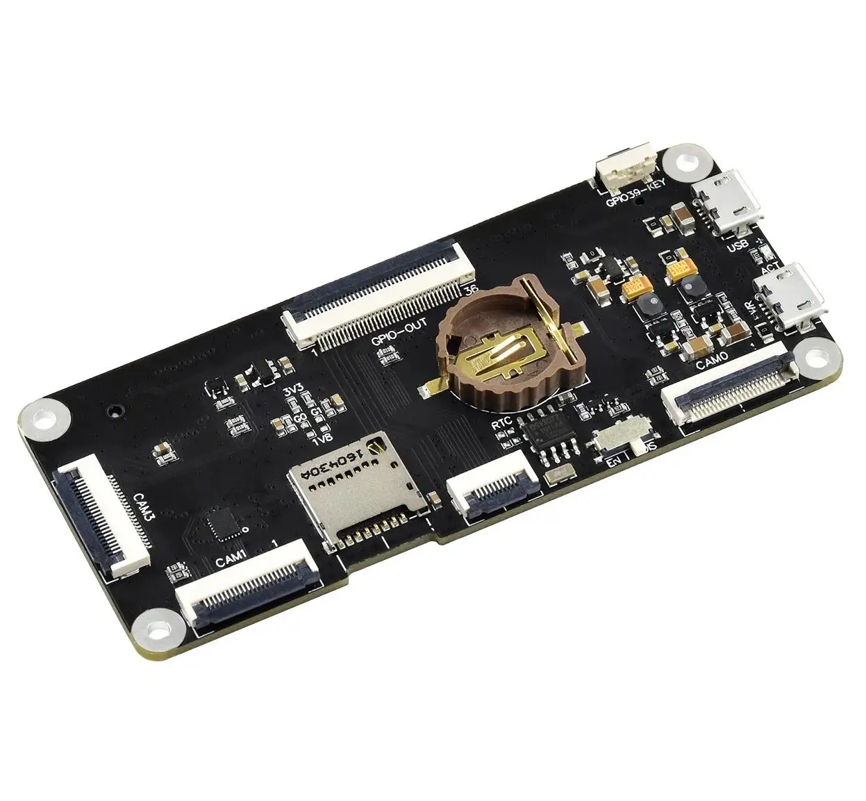 

Waveshare Binocular Stereo Vision Expansion Board For Raspberry Pi Compute Module CM3 Lite CM3+ Lite