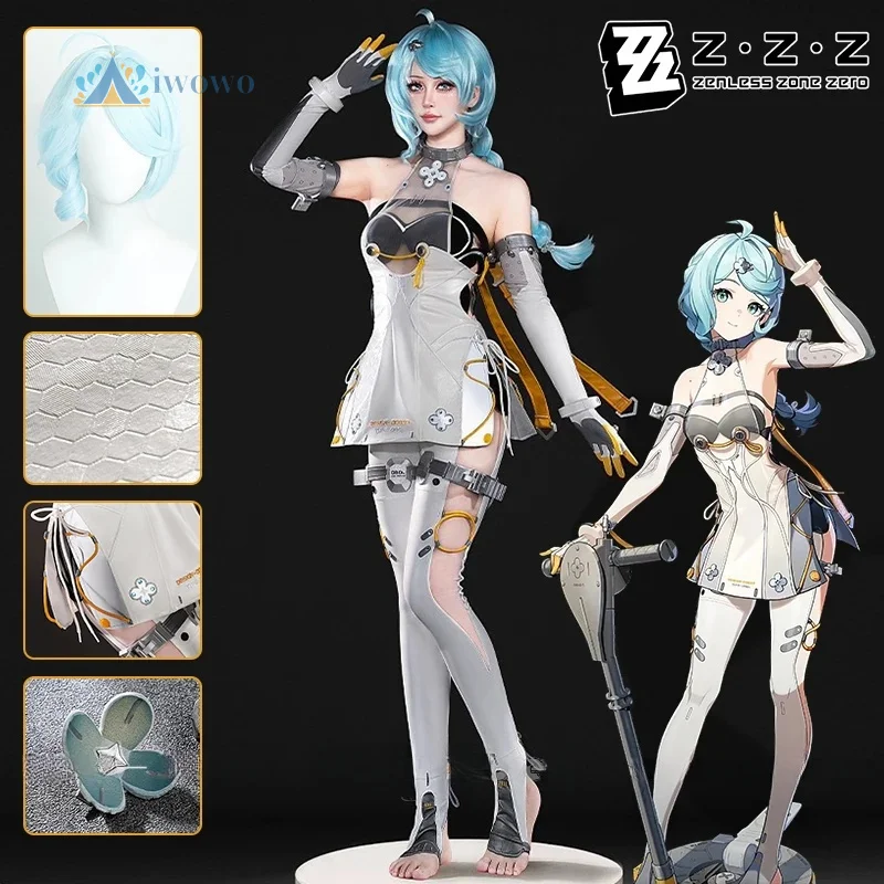 

Zenless Zone Zero Seed Cosplay Costume Wig Outfit Stockings Choker Gloves Headwear Props For Women Girls Obol Squad Role Playing