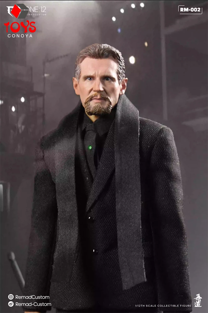 In Stock 1/12 Remad Custom RM-002 Liam Neeson Action Figure 6'' Male Soldier Figure Full Set Collection Model Toy