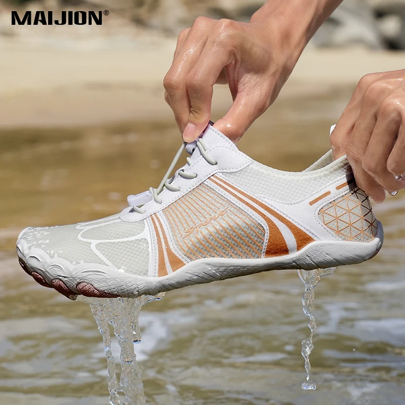 Men's Light Aqua Shoes Quick Dry Wading Sneakers Women Non-slip Water Sports Shoes Light Breathable for Surfing Beach Walking