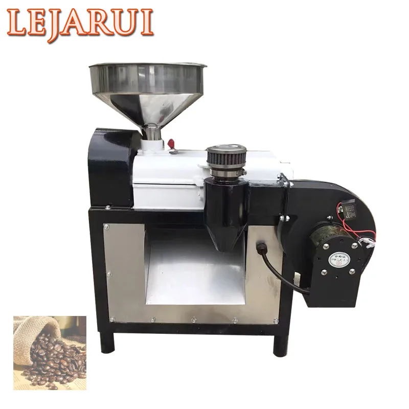 Coffee Bean Pulper Sheller Machine Coffee Beans Shelling Machine Cocoa Beans Peeling Machine Pulper Coffee Beans Husker