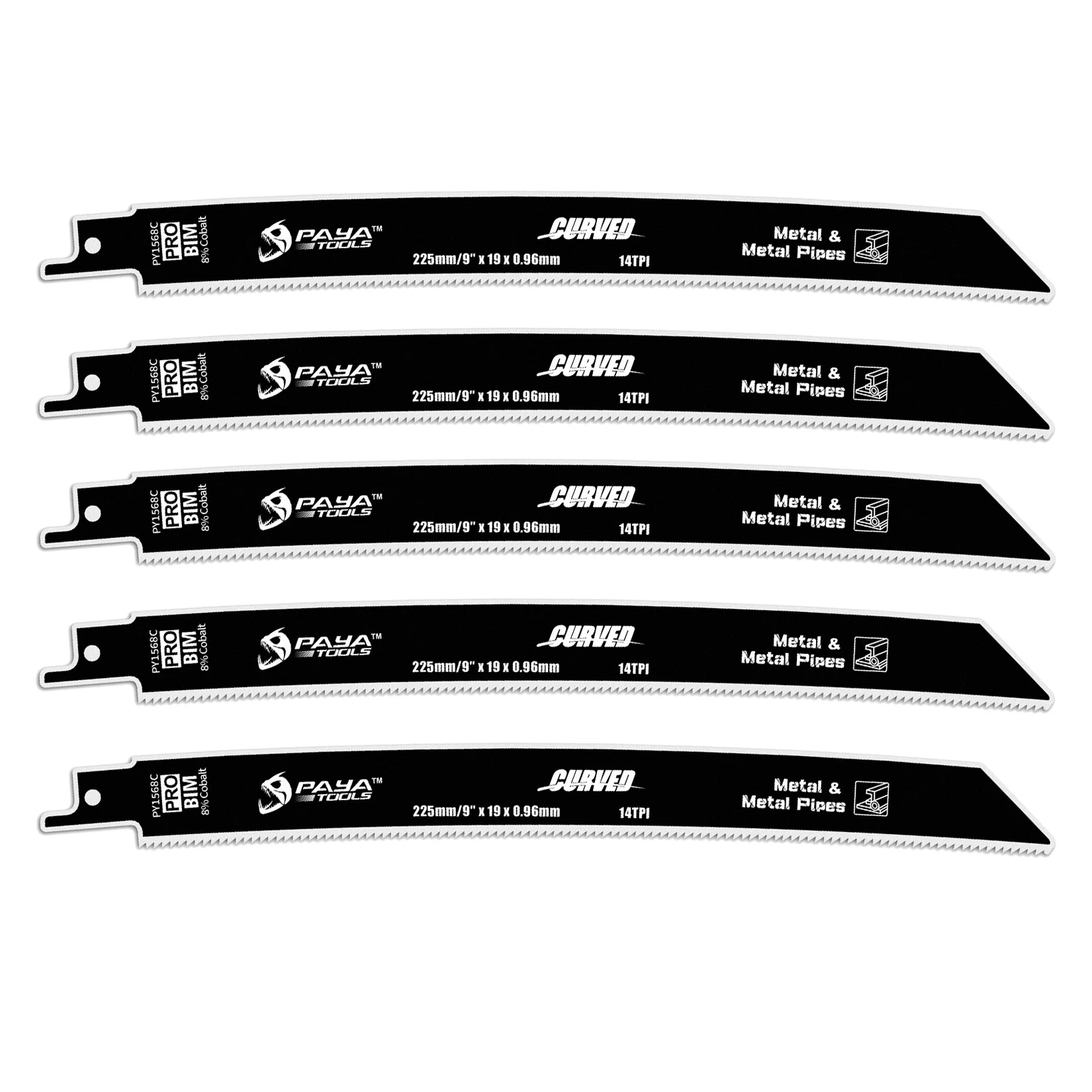 Metal Saw Reciprocating - PAYA Lot de 5 lames de