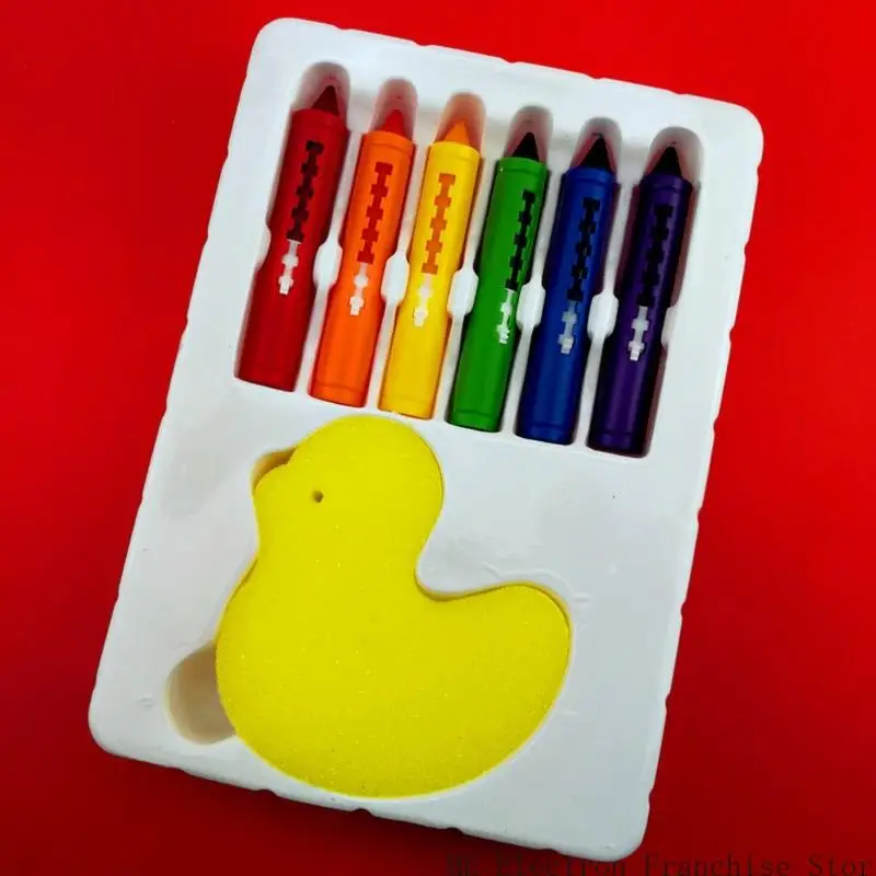 T5EA 6 تلوين قابلة للغسل مع حامل القلم للأطفال الذين تتراوح أعمارهم بين 3 تلوين بالتلوين