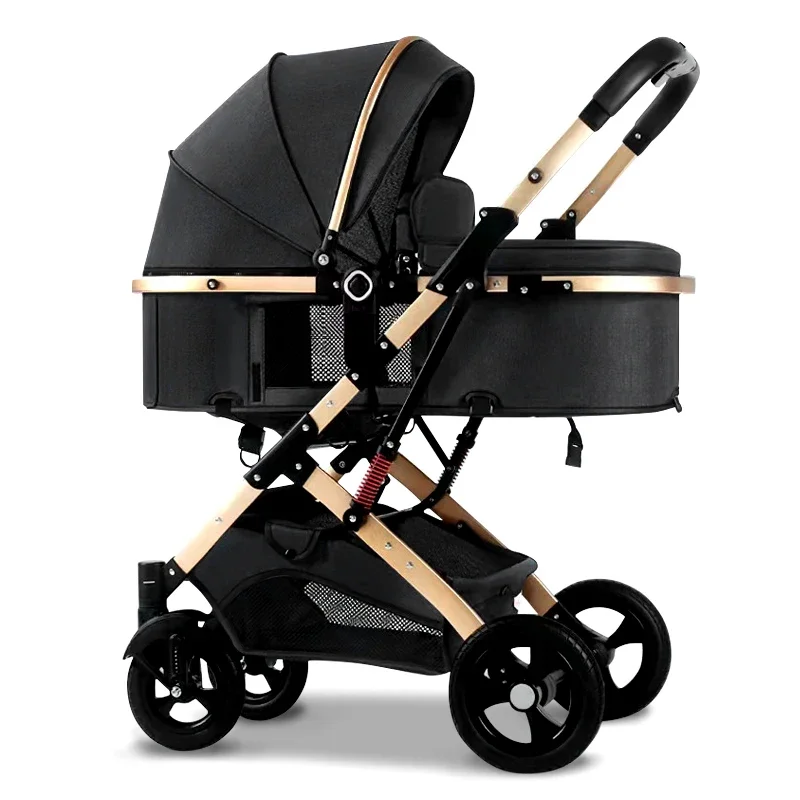 China factory OEM able customize light weight easy folding pram bebe Stroller foldable for 0-36 months newborns kids children