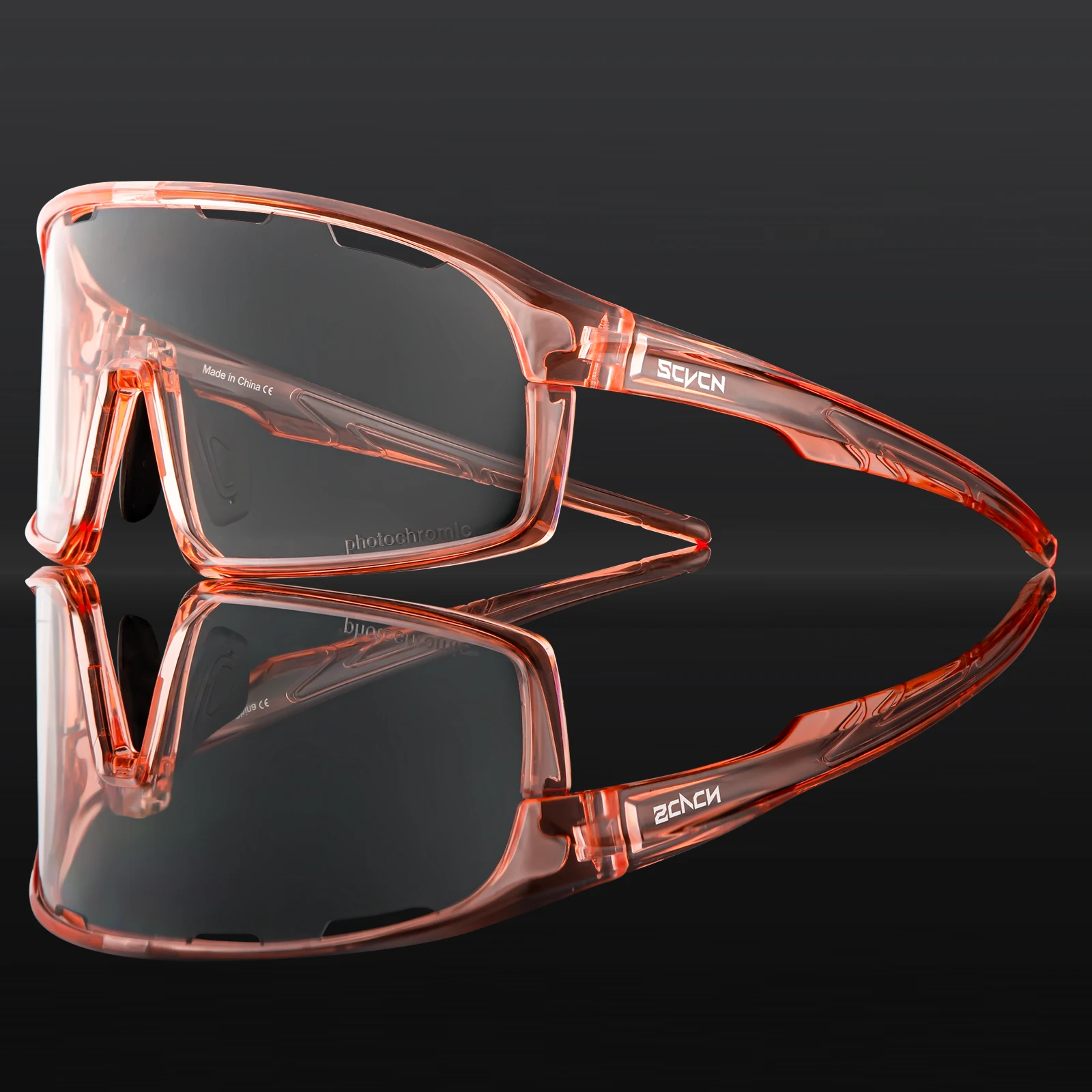 SCVCN Photochrome Radfahren Sonnenbrille Radfahren Gläser UV400 Fahrrad Brillen Sport MTB Outdoor Fahrrad Brille Sonnenbrille Okulare 4