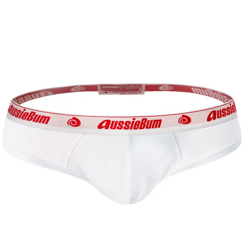 Aussiebum new men\'s briefs U convex jockstrap simple low waist elastic pants cotton comfortable breathable underwear