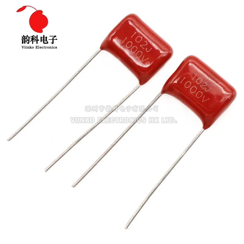 10pcs 1000V 224 104 102 222 472 1KV CBB capacitor 2.2NF 4.7NF 0.1UF 100NF 0.22UF 220NF 0.001UF 1NF 1000PF 102J 472J 104J 224J