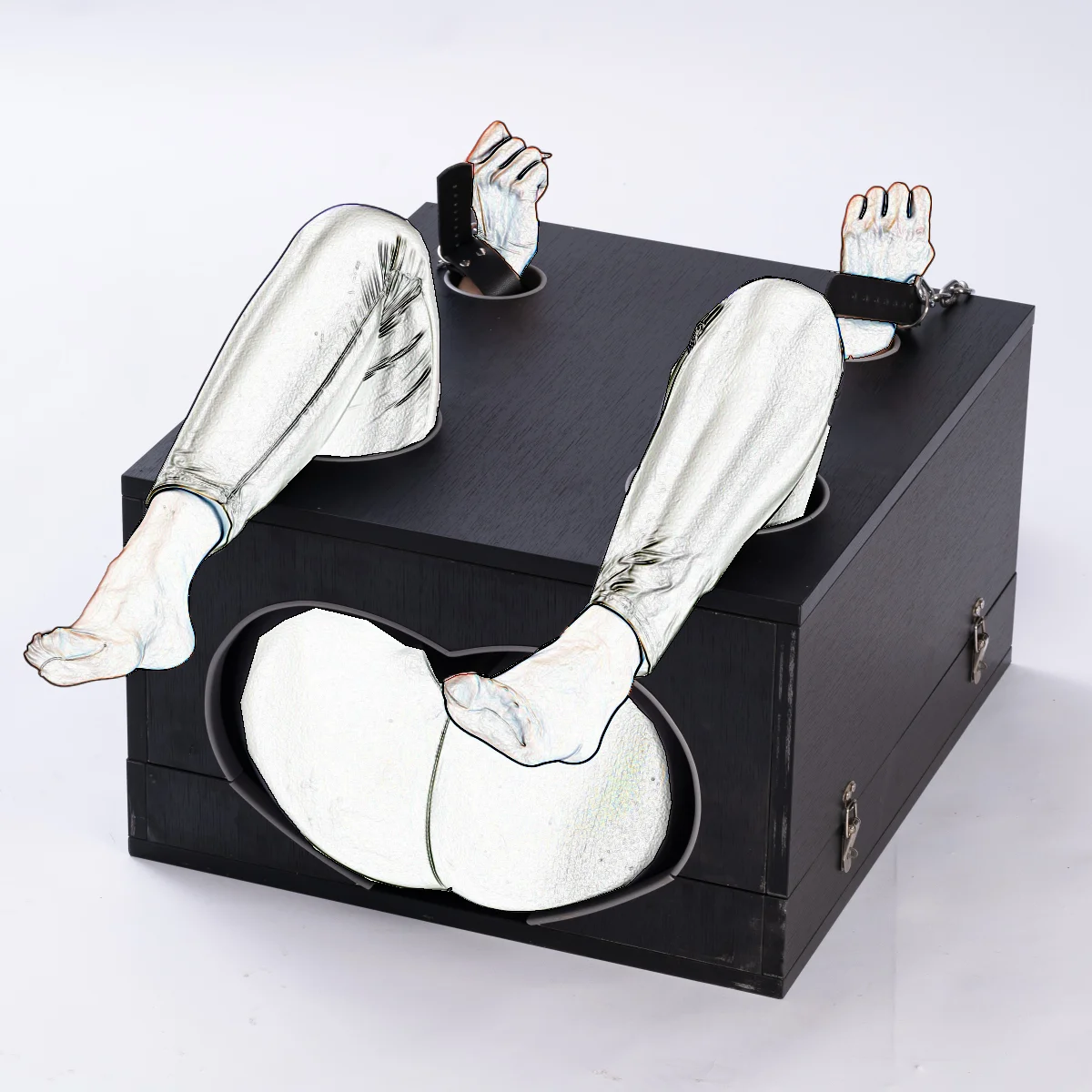 Juego de muebles de juguete sexual BDSM con herramientas de Bondage, esposas de jaula de sujeción para adultos, parejas, juego de rol, equipo de entrenamiento, juego Premium