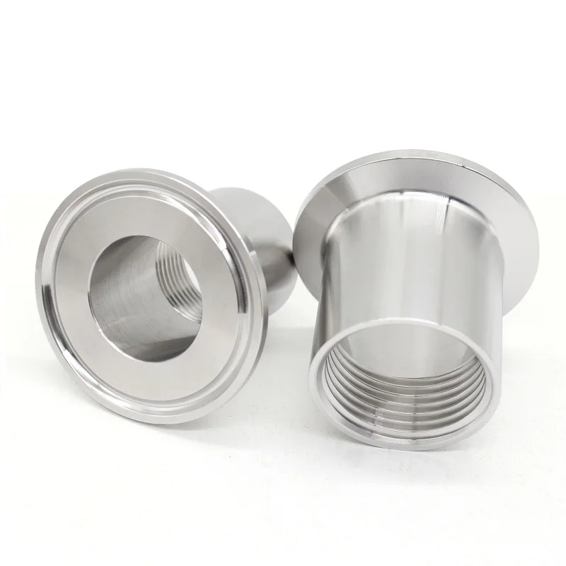 1/2 "-2" (DN8-DN50) BSPT Фитинг с внутренней резьбой SS304/SS316L Переходник с тройным зажимом из нержавеющей стали санитарного класса