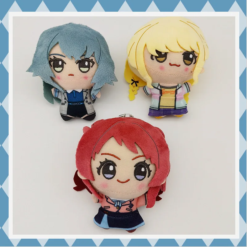 

Cute School Idol Master Plush Cartoon Anime Plushie Ume Hanami Hiro Shinosawa Stuffed Figure Model Room Decor Toys Doll Kid Gift