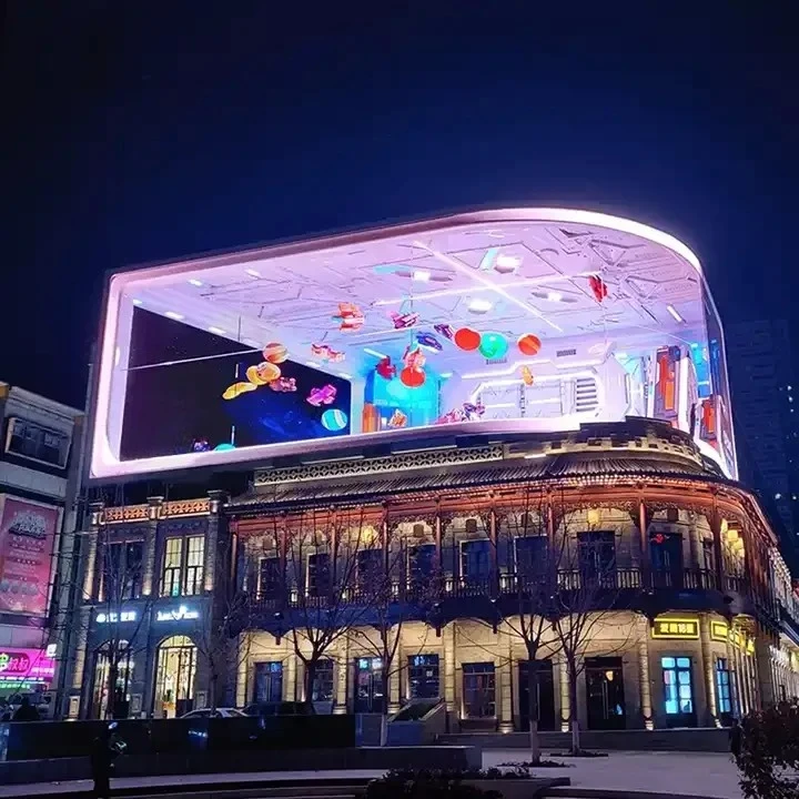New Custom Digital Sign Board Price 3D Advertising Indoor Flexible Exterior Outdoor Video Wall Panel Pantalla Led Display Screen