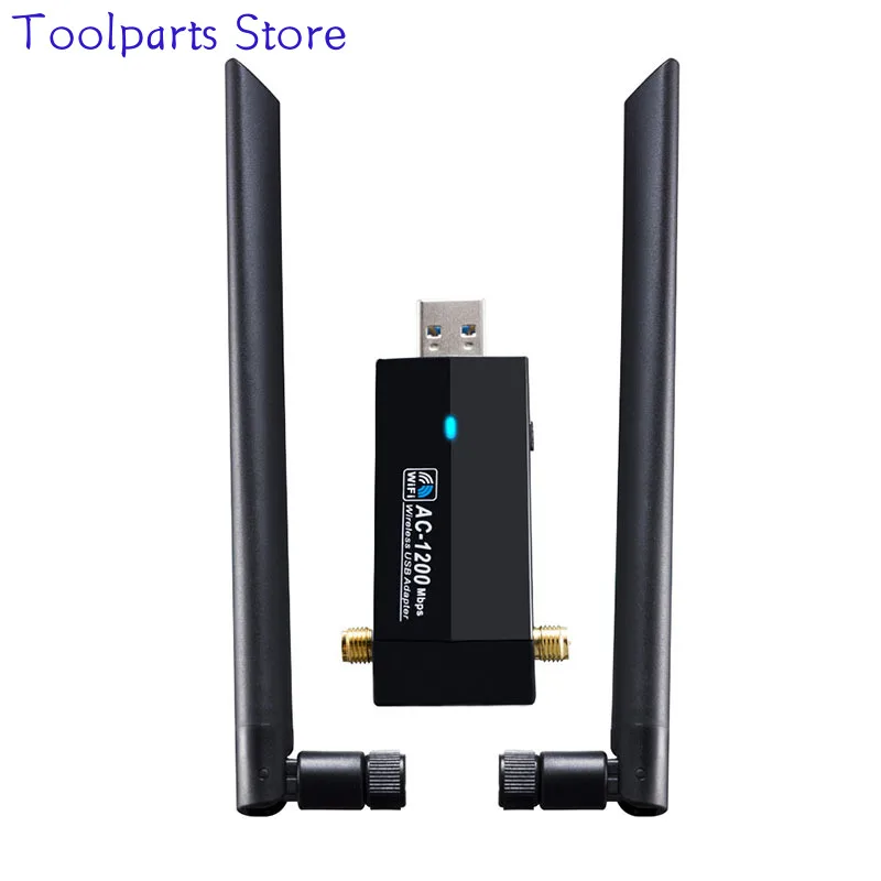 RTL8812AU Dwuzakresowa bezprzewodowa karta sieciowa USB 1200M o dużej mocy obsługuje kartę Kali Ubuntu Packet Capture Phishing