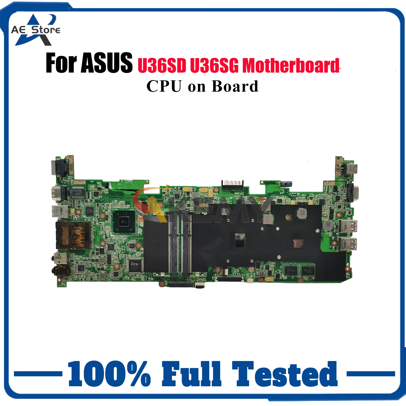

Материнская плата для ноутбука U36SD для ASUS ZenBook U36S U36SD U36SG, материнская плата для ноутбука с процессором, 100% тестирование, ОК, быстрая доставка, высокое качество