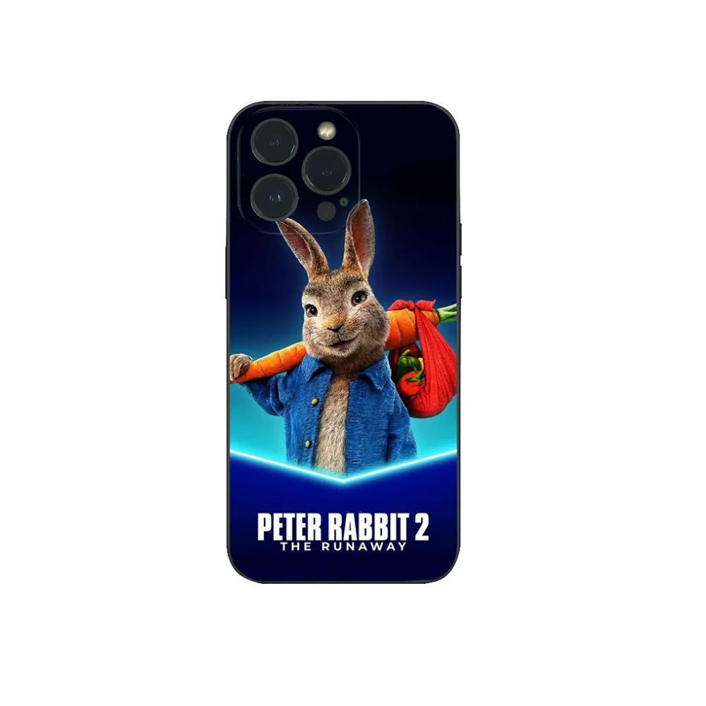 P-Peter R-Rabbit Phone Case For IPhone16 15 14 13 12 Mini 11 Pro XS Max X XR SE5 6 7 8 Plus Soft Silicone Cover