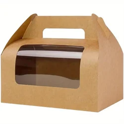 10/30 Piece With Window Transparent Gift Box For Jewelry, DIY Beads, Snacks, Cookies, Candy, Birthday, Wedding, Picnic