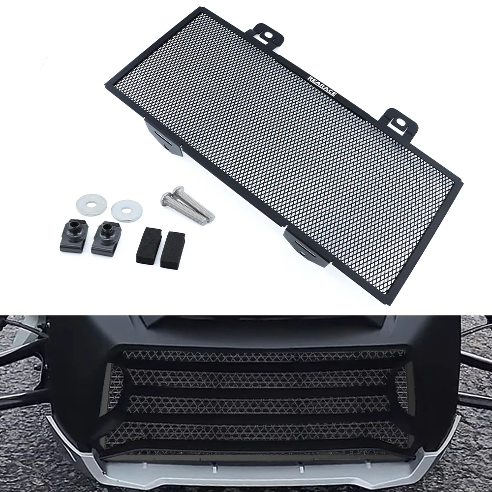 

Motorcycle Radiator Guard Fit For Can-Am Ryker / Rally Edition / Sport 2019-2025 Aluminum Engine Cooler Grille Cover Protection