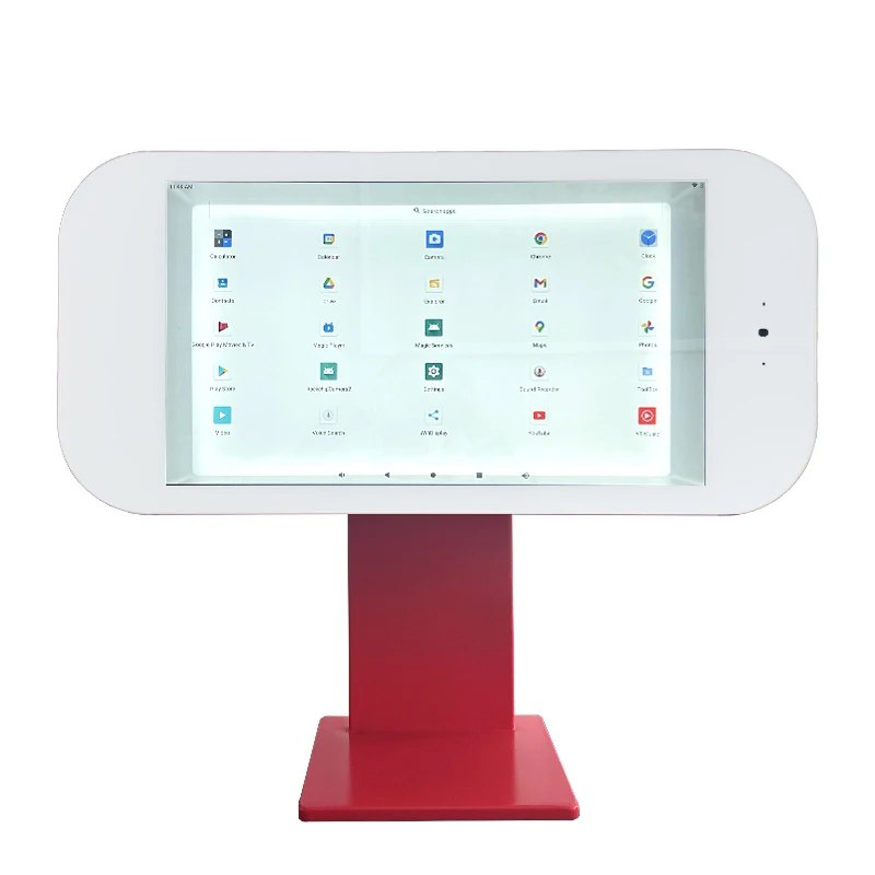 

21.5 Inch Red 3D LCD Touch Screen Hologram Box Transparent LCD Display Holobox with Camera and Mic for Retail Store