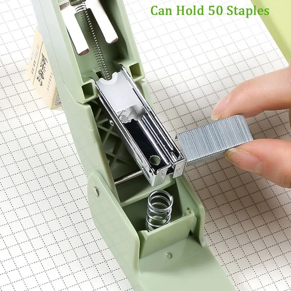 360 Degree Rotary Desktop Stapler Use 24/6 26/6 Staples Easy-Use Gradient Color Stapler Durable Multifunction