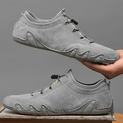 VIP Link-zapatillas de deporte de marca de lujo para hombre, zapatos casuales a la moda, planos, talla grande, zapatos de conducción cómodos