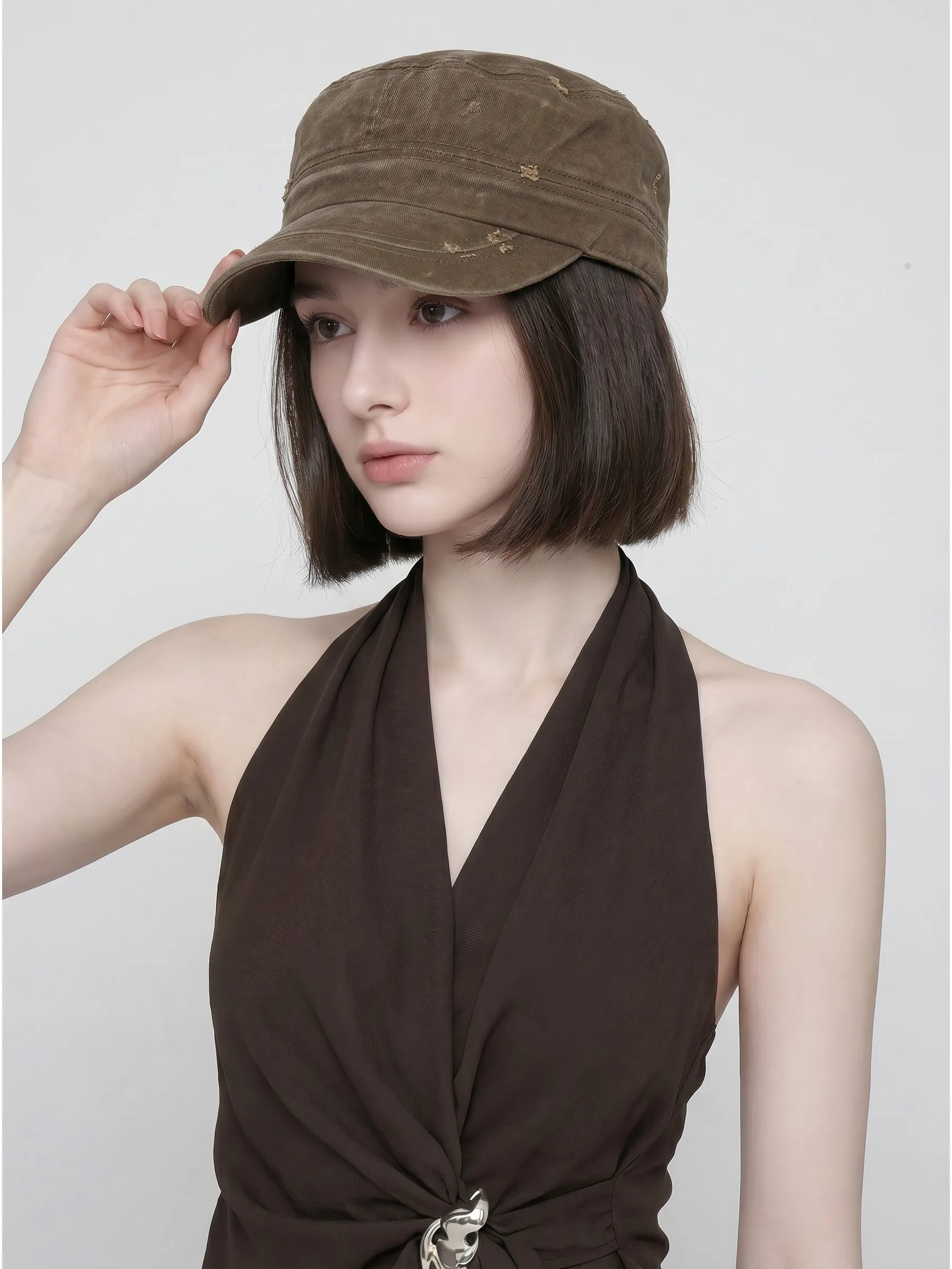 naits-keits-boina-gris-vintage-desgastada-para-mujer-estilo-plano-nueva-tendencia-de-primavera-verano-gorra-de-equitacion