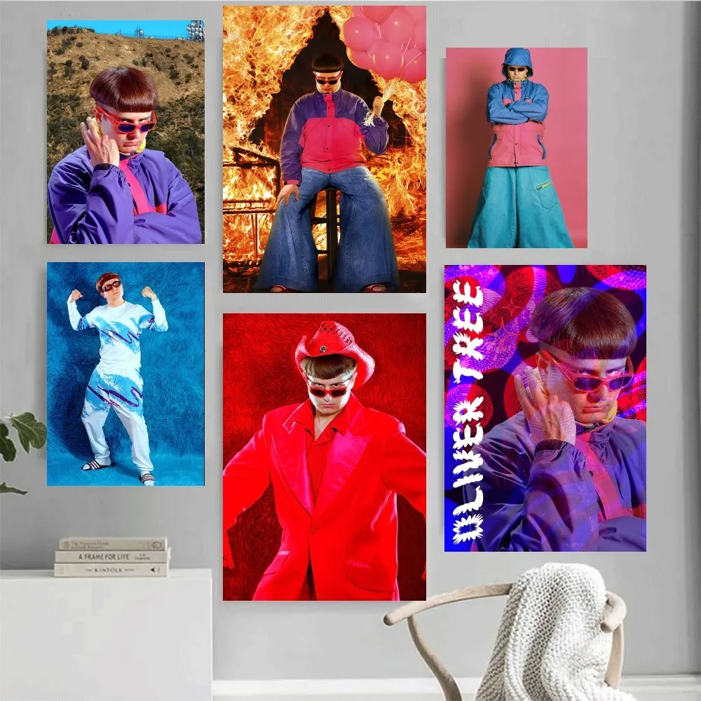 Singer Oliver Tree Nickell Funny Poster Home Office Wall Bedroom Living Room Kitchen Decoration Painting