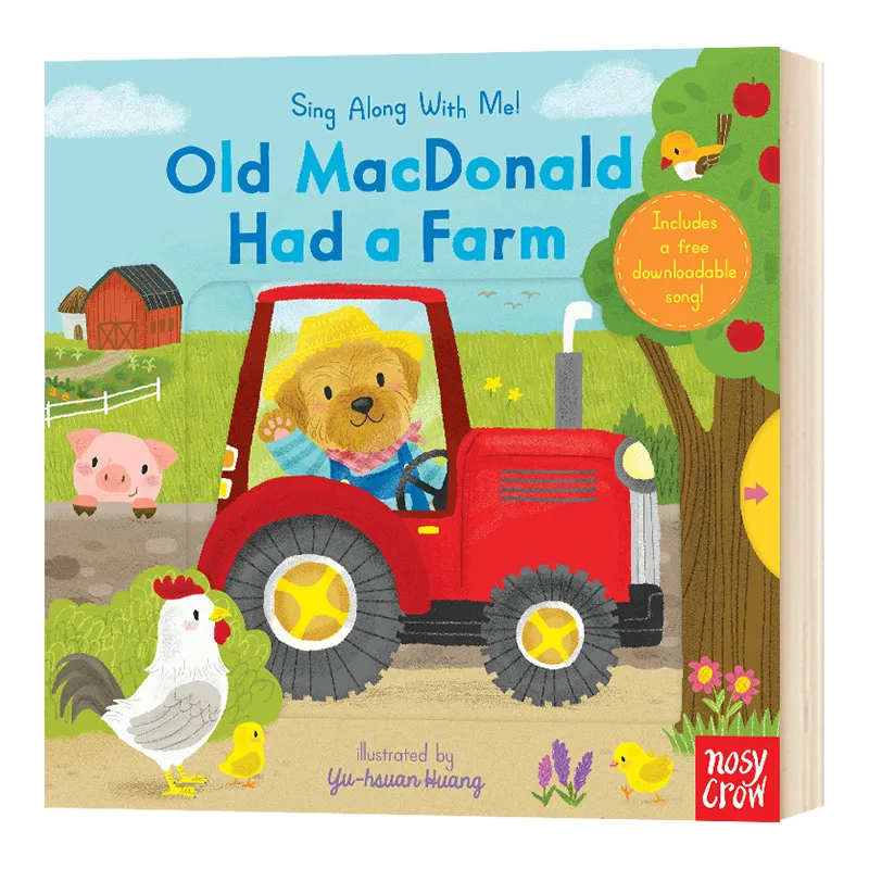 

Old MacDonald Had a Farm Sing Along with Me, Baby Children's books aged 1 2 3, English picture book, 9781536212181