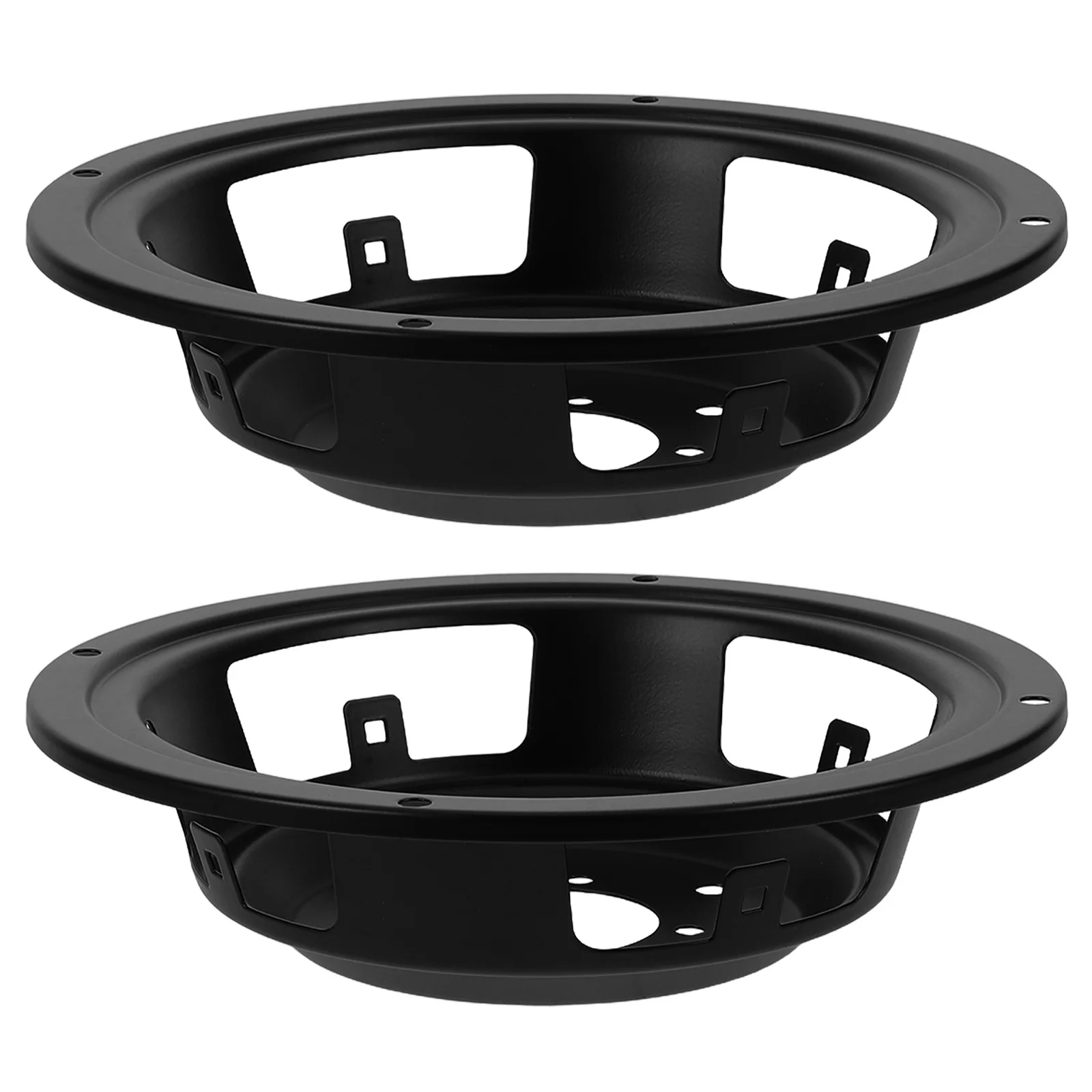 2Pcs Speaker Frame for Audio Equipment Round Iron 5-Inch Heavy-Duty Bracket Compatible with 5-Inch Speakers Sound