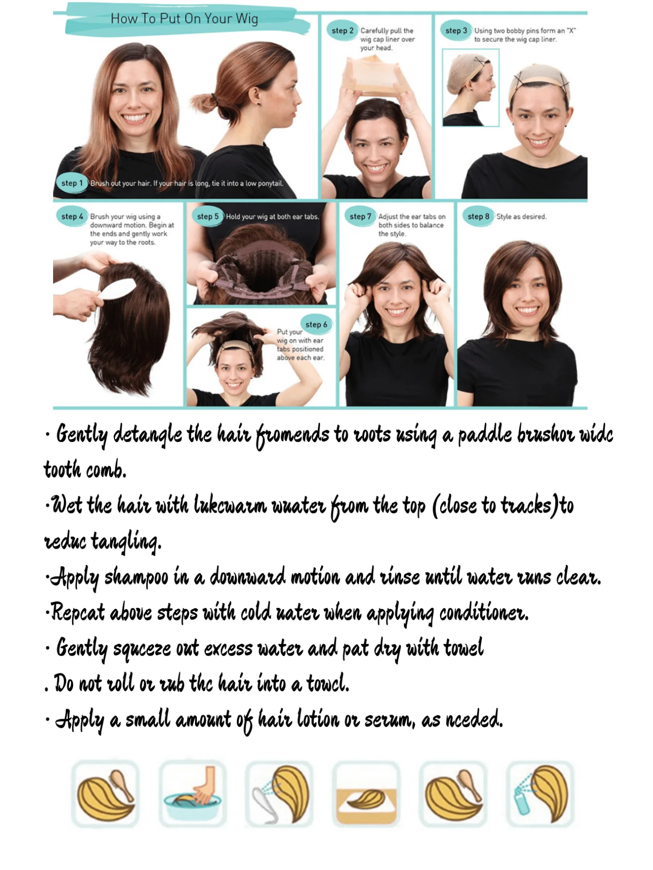 Dark Orange Synthetic Lace Front Wig, Silky Straight